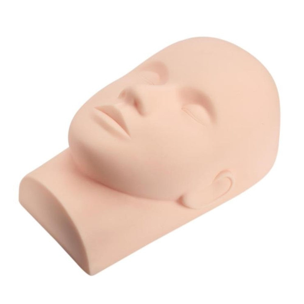 Mannequin Head (Flat-Backed) for Cosmetic Tattoo and Lash Extension Practice Training | THink MBC Cosmetic Tattoo Supplies