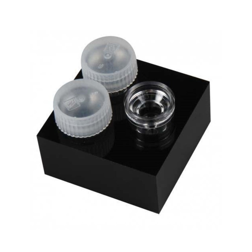 Nouveau Pigment Cup Holder Black with 3 holes | THink MBC Cosmetic Tattoo Supplies