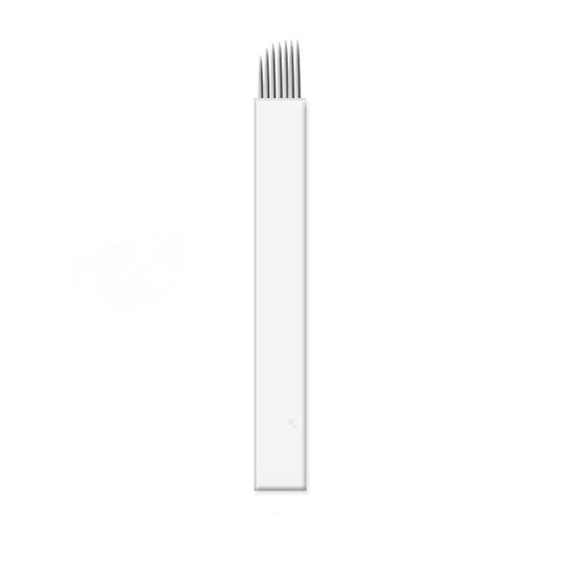 Small 7 pin White Microblade | THink MBC Cosmetic Tattoo Supplies