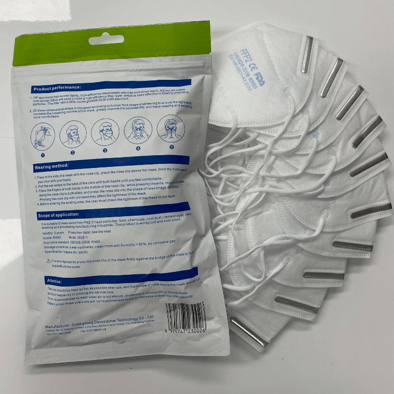 Respirator Face Masks KN95 (Pack 10) | THink MBC Cosmetic Tattoo Supplies
