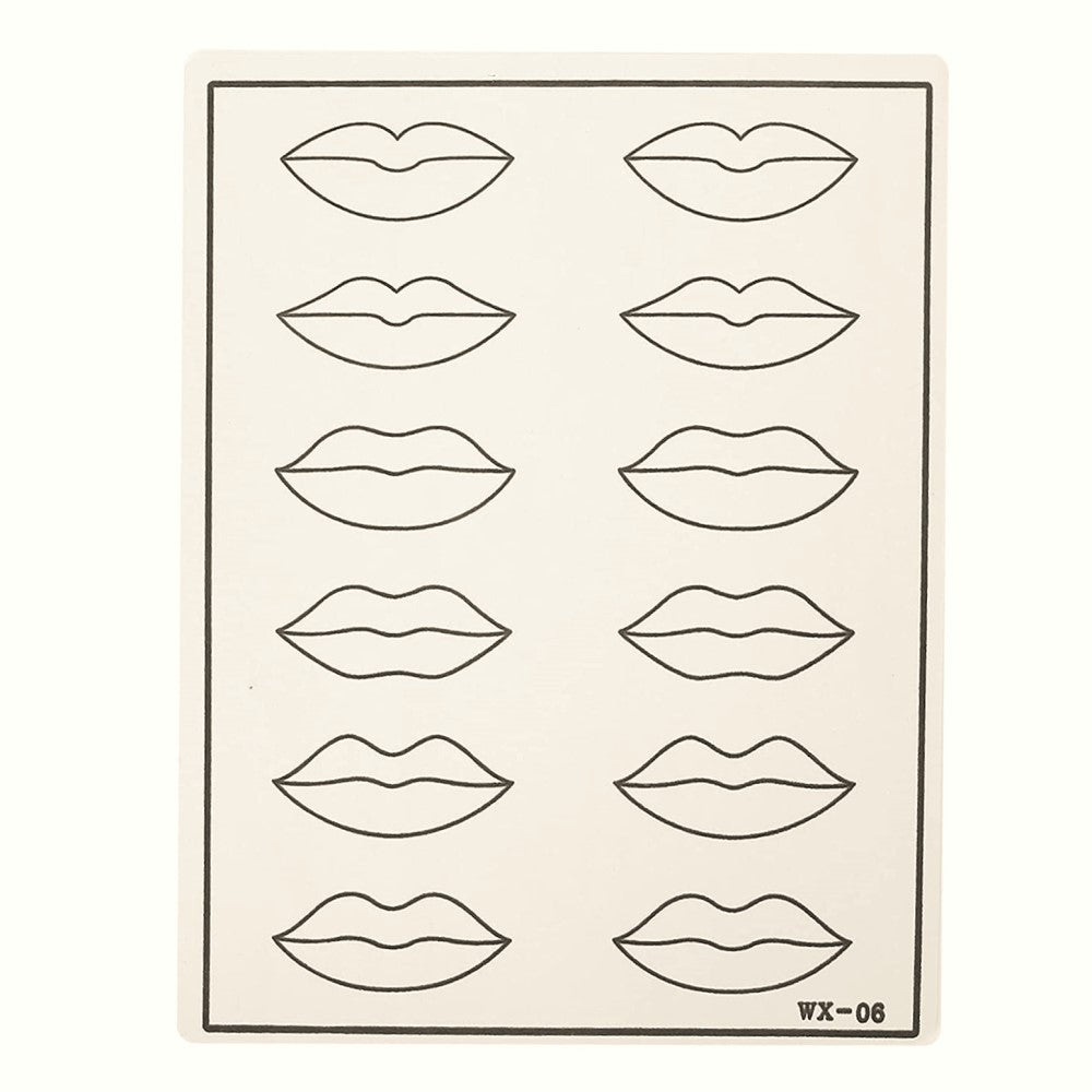 Lips Only Practice Mat for Cosmetic Tattooing PMU