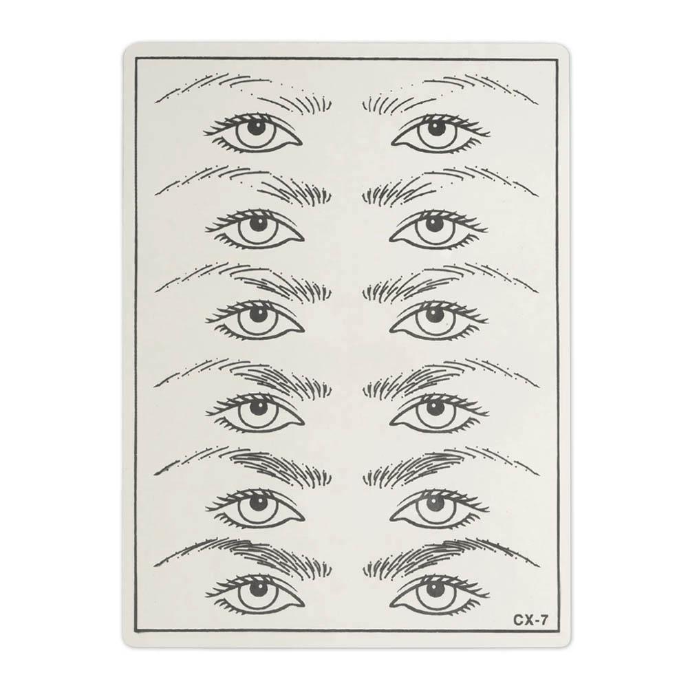 Brows and Eyeliner Practice Mat | THink MBC Cosmetic Tattoo Supplies